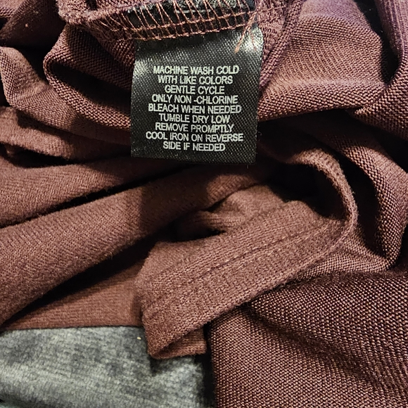 French Laundry Burgundy Hooded Top - Picture 4 of 5